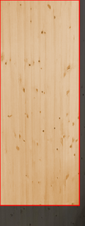 2.5cm厚北欧パイン／長さ 216～220cm／横幅 81～85cm
