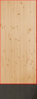 2.5cm厚北欧パイン／長さ 201～205cm／横幅 86～90cm