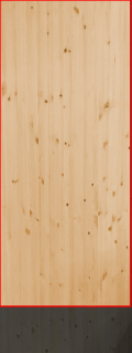 2.5cm厚北欧パイン／長さ 206～210cm／横幅 86～90cm