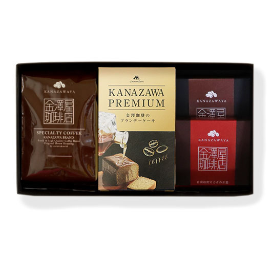 ブレンド,ブランデーケーキ,羊羹セット