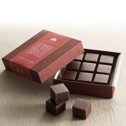 自家焙煎カカオの羊羹