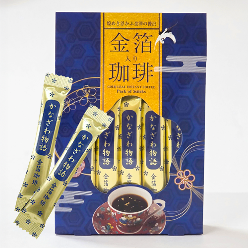 金箔入りコーヒーかなざわ物語（80gビン入） | コーヒー通販 金澤屋珈琲店