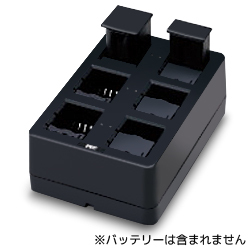 B-EP/B-FP/B-LP2D対応6スロットバッテリー充電器　B-EP800-CHG6-R　／商品コード：[10509]