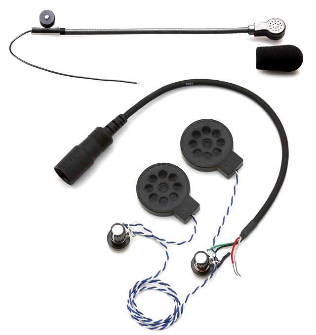 モータースポーツヘルメット用 ケテル ノイズレス マイクセット ジェットヘル用コンパクトノイズレスマイクキット KTM009