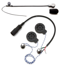 ジェットヘル用コンパクトノイズレスマイクキット KTM009