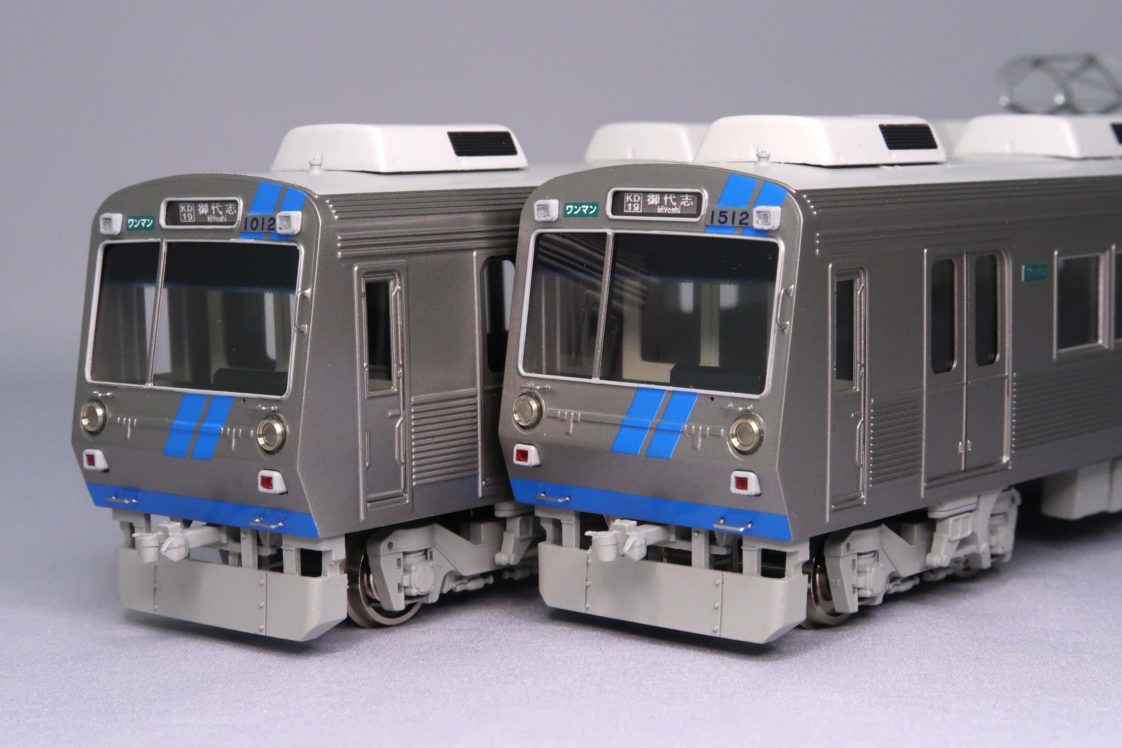 熊本電気鉄道１０００形　１０１２編成　２両セット