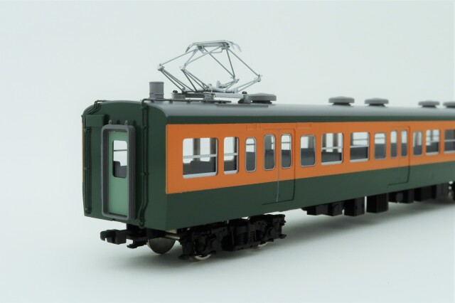 モハ112－0 初期車 非冷房 湘南色 グローブベンチレーター