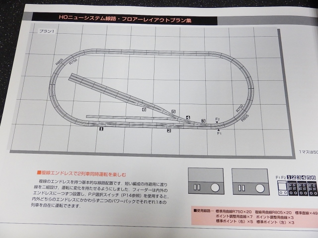 鉄道模型　HOゲージ ニューシステム線路 ニューシステムレール 1001標準直線 10本入 250L HOゲージ用