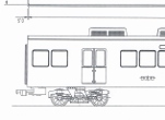 阪急５３００系　４個クーラー　中間２両キット