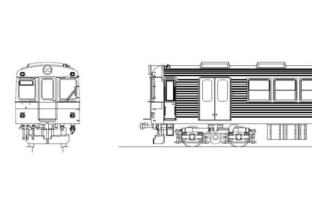 弘南鉄道デハ６０００形　２両キット