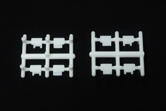 ロングシート2用 袖仕切り(4扉車4両分)