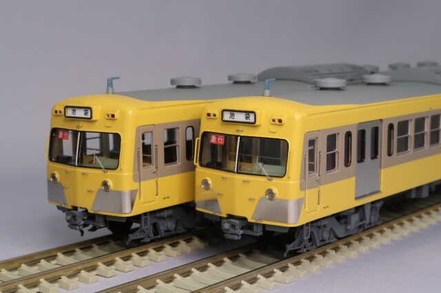 西武101系初期車 ツートンカラー 冷房改造車4両セット「急行 池袋」