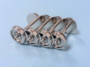 φ10.5プレート車輪　片側絶縁ピボット軸（4軸入）