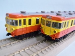 【中古】１５５系　修学旅行用電車　初期色(黄色１号＋朱色３号)　４両Ａセット