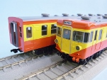 １５５系　修学旅行用電車　初期色(黄色１号＋朱色３号)　４両Ｂセット