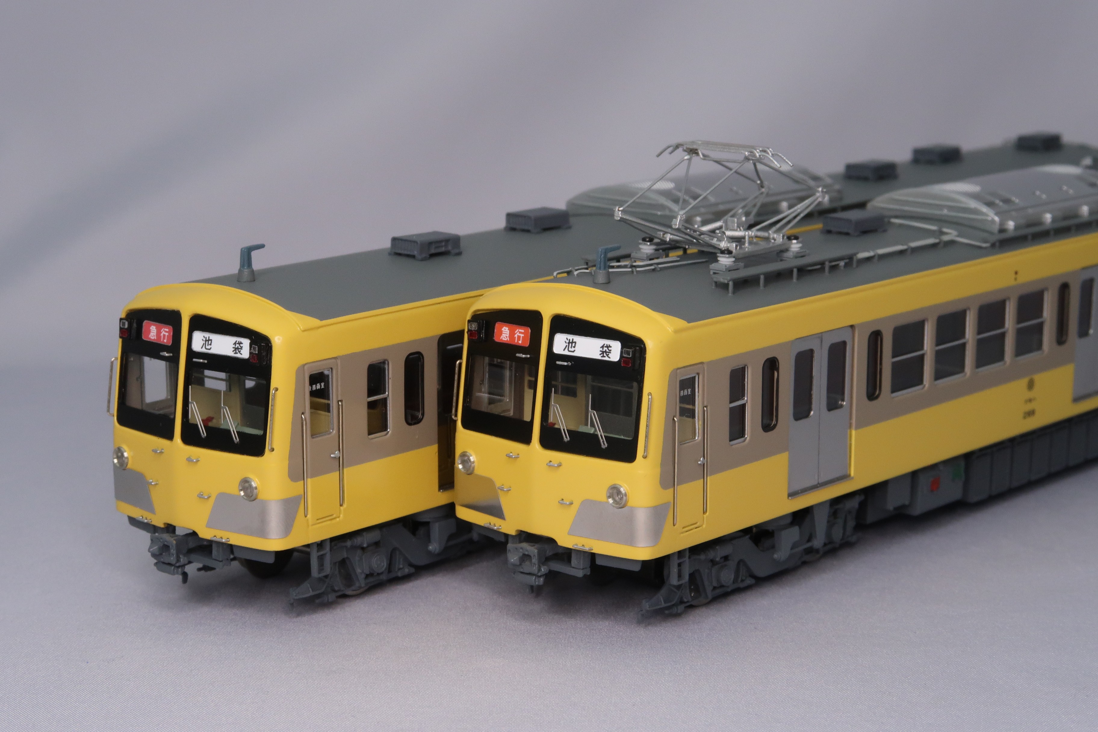 西武新１０１系　ツートンカラー　前面窓ブラック塗装　先頭車２両セット「急行 池袋」