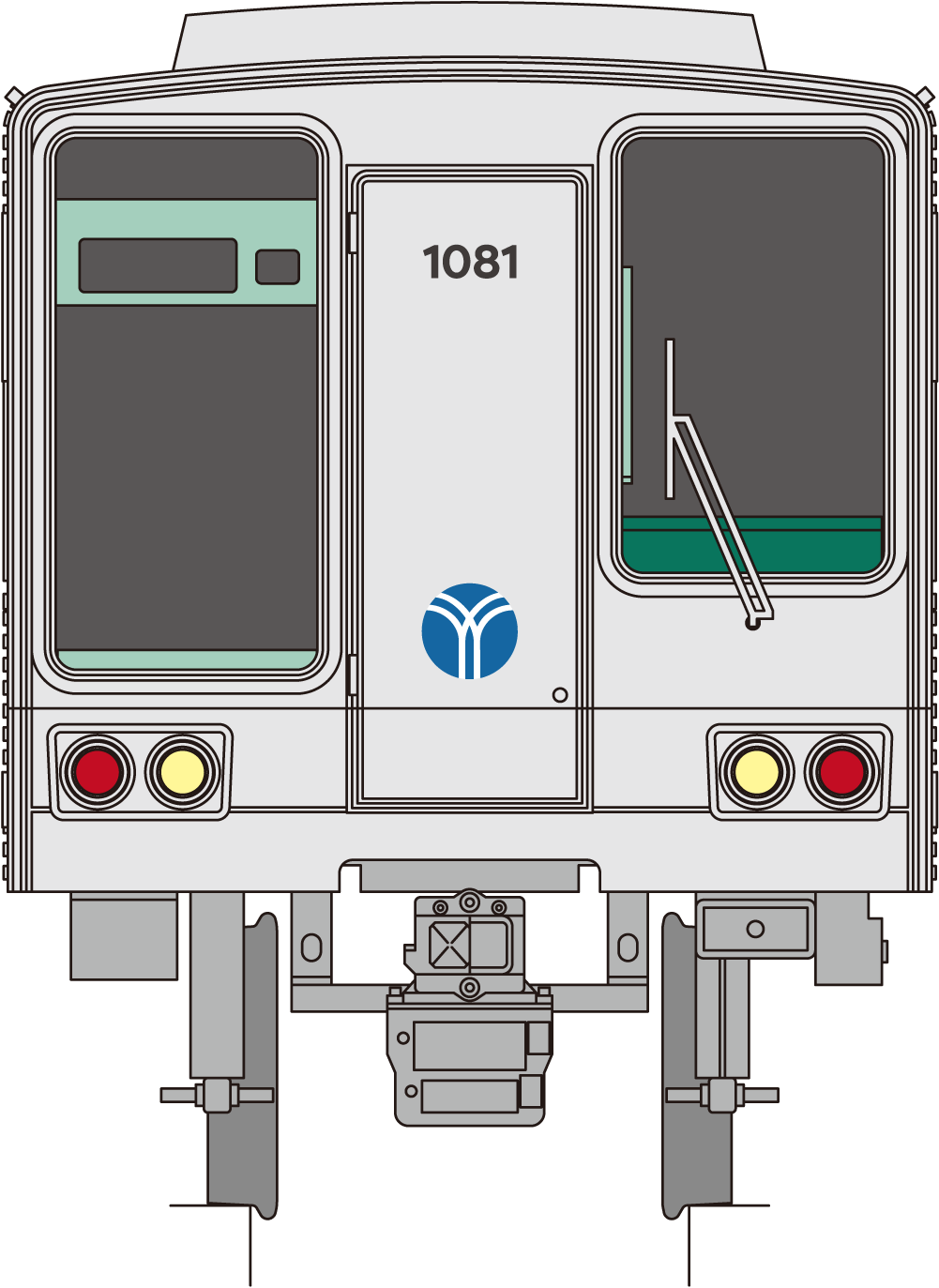 横浜市交通局１０００形　非冷房　５両編成キット