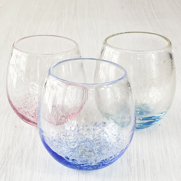 琉球ガラス 琉球グラス サンゴ 丸グラス プレゼント 結婚祝い