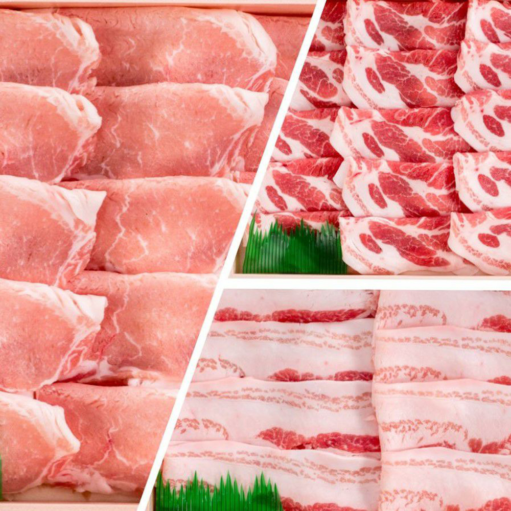 しゃぶしゃぶ 焼き肉 豚肉 沖縄 石垣島産豚肉使用 アグー豚 F1種 南ぬ豚 しゃぶしゃぶ用/焼肉用 はじめてセット 400g/2人前セット 600g/4人前セット 1.2kg 冷凍