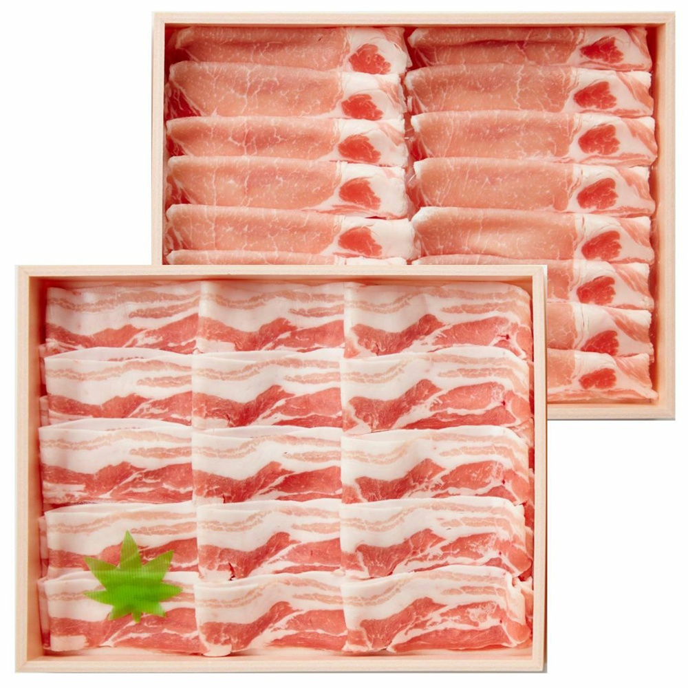 しゃぶしゃぶ 豚肉 沖縄 石垣島産豚肉使用 アグー豚 F1種 南ぬ豚 しゃぶしゃぶ用 ロース200g+バラ200g / ロース400g+バラ400g 冷凍