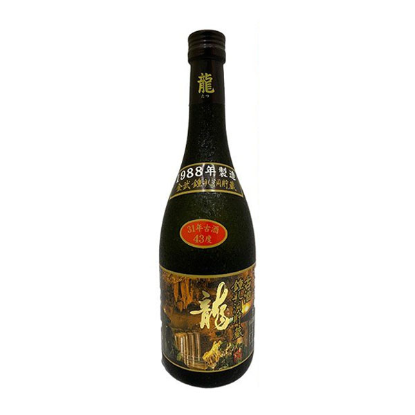 1988年製造 龍 鍾乳洞古酒 40度 ❘地下鍾乳洞で長年熟成させ続け