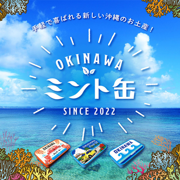 ミントタブレット ミント缶 清涼菓子 沖縄県NEXT優良県産品 沖縄 お土産 ノベルティ 沖縄限定 OKINAWAミント缶 12缶パック