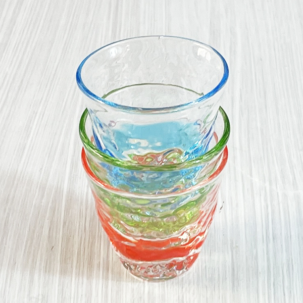 沖縄 お土産 琉球 ガラス おちょこ ぐい呑み グラス かわいい 日本酒