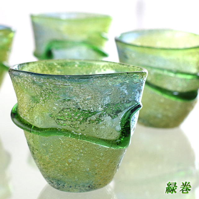 稲嶺 盛吉 琉球 ガラス グラス 食器（稲嶺盛吉】琉球ガラス 深皿②）