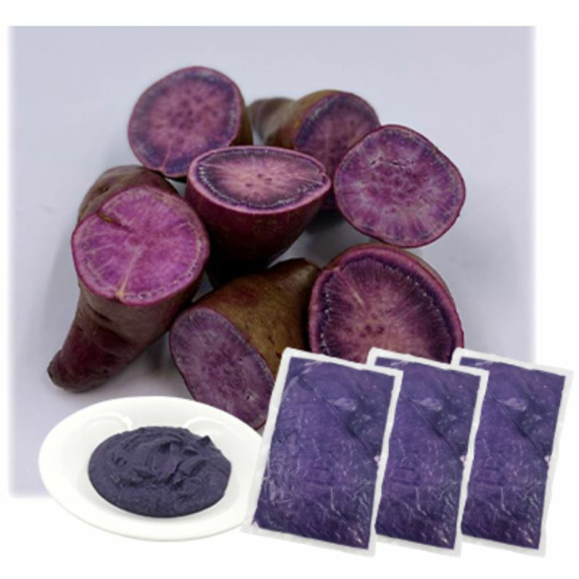 紅いもペースト 沖縄 お土産 お取り寄せ グルメ 業務用 大家族 石垣島産 紅芋 沖夢紫 ペースト 9kg（3kg×3パック） 業務用 冷凍