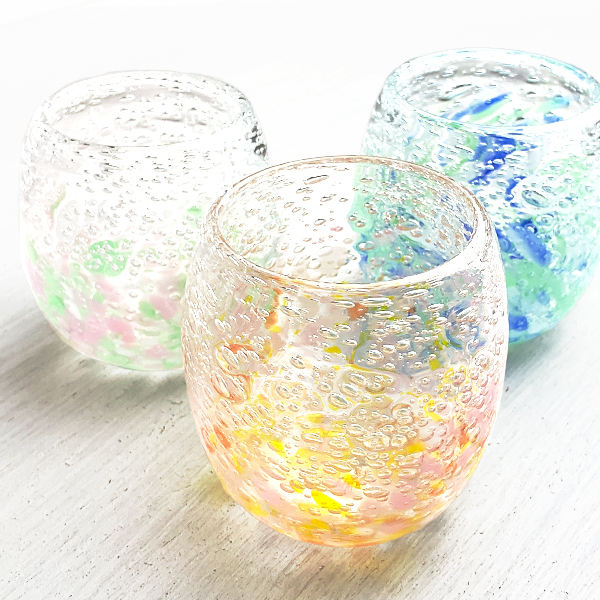 琉球ガラス グラス 沖縄 お土産 冷茶グラス コップ カップ 気泡の海タルグラス