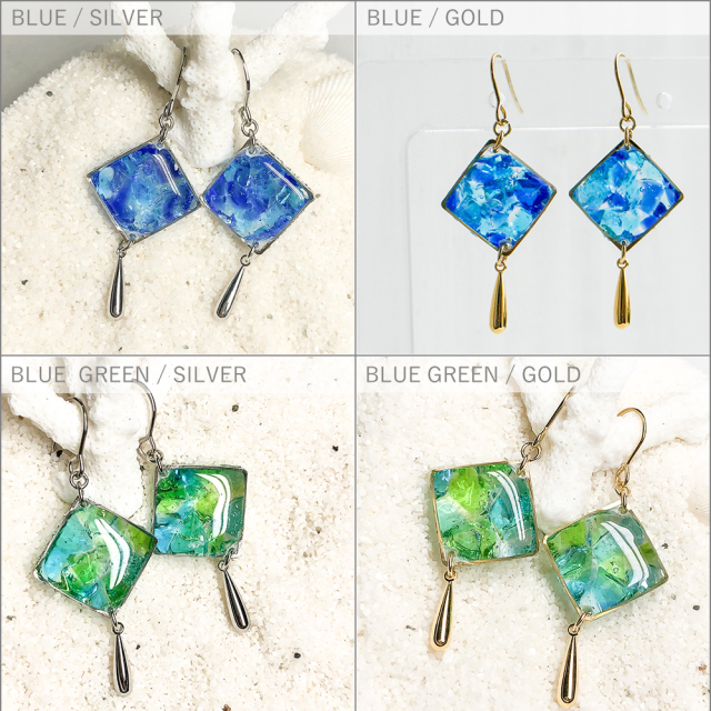 琉球ガラス カレット アクセサリー 沖縄 お土産 お取り寄せ レディース