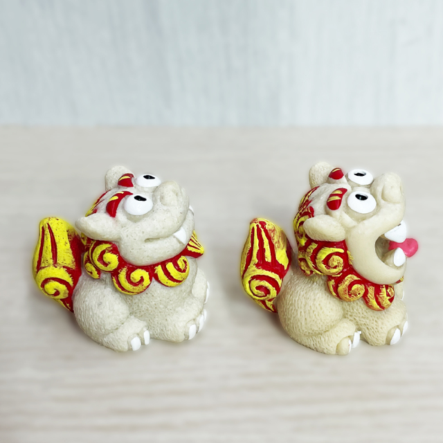 かわいい シーサー 置物 玄関 沖縄 シーサー 土産 ペア 記念品 魔除け