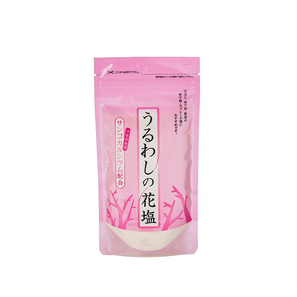 塩 北谷 沖縄 沖縄県産 調味料 グルメ ソルト ミネラル サンゴカルシウム サラサラ お土産 うるわしの花塩 120g