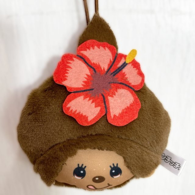 モンチッチ マスコット 沖縄限定 ゴム付 御当地 Monchhichi かわいい