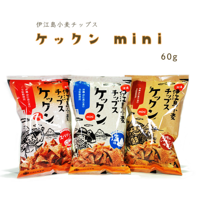チップス 油菓子 お菓子 スナック おやつ おつまみ 沖縄 伊江島 手土産 お土産 ケックン mini 60g