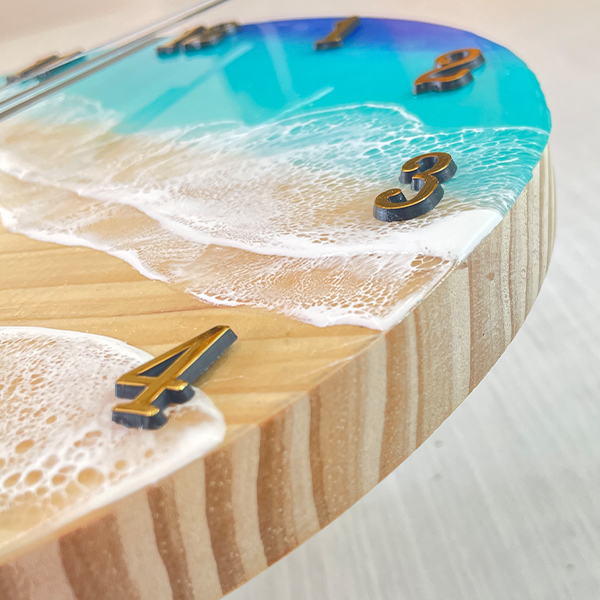 掛時計 レジンアート 雑貨 沖縄 お土産 沖縄限定 オーシャンアート  