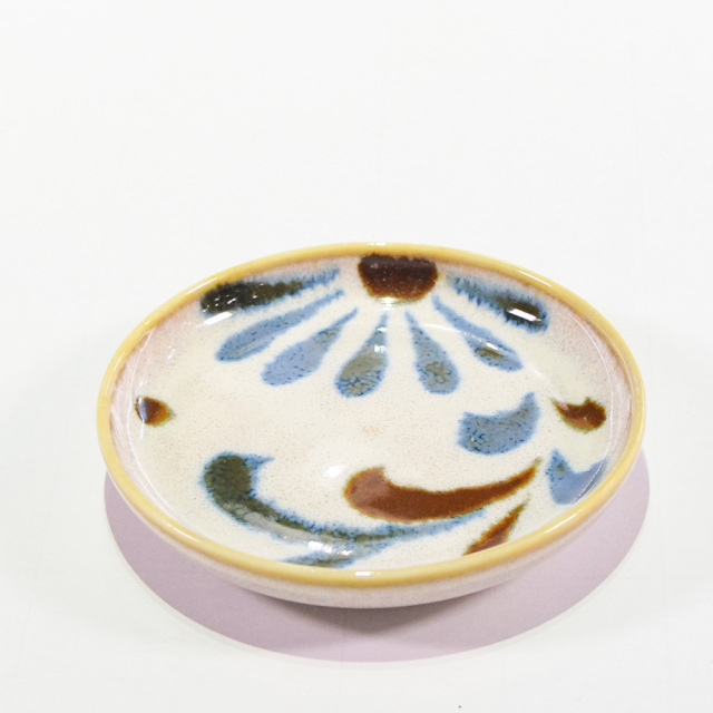 沖縄 お皿 食器 お土産 お取り寄せ 南国 かりゆし やちむん 和食器 豆皿 小皿 おしゃれ 贈り物 贈答品 南国風食器 かりゆしシリーズ 豆皿