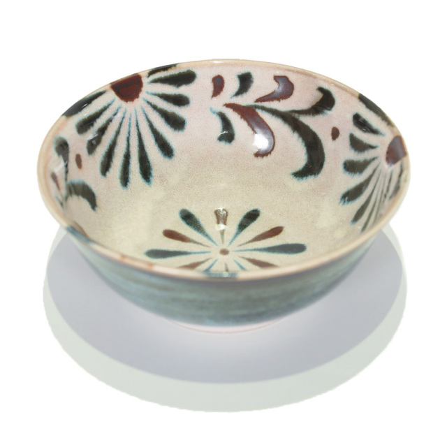 沖縄 麺鉢 食器 お土産 南国 かりゆし やちむん 和食器 おしゃれ 贈り物 贈答品 ギフト 南国風食器 かりゆしシリーズ 6.3麺鉢