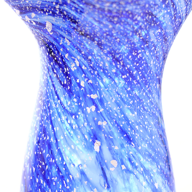 高級琉球ガラス 退職祝い プレゼント 花器 一点物 【プレミアムアース