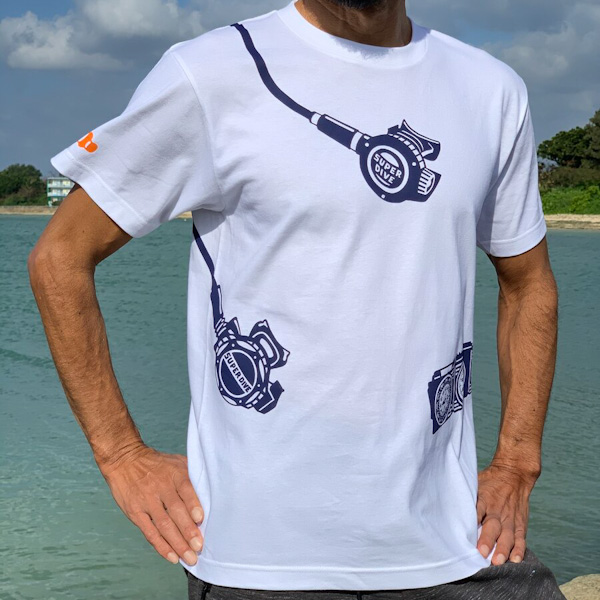 雑貨 沖縄 お土産 T-SHIRTS メンズ レディース 半袖 綿100% オリジナル ダイバー Tシャツ