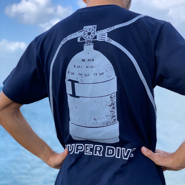 雑貨 沖縄 お土産 T-SHIRTS メンズ レディース 半袖 綿100% オリジナル ダイバー Tシャツ