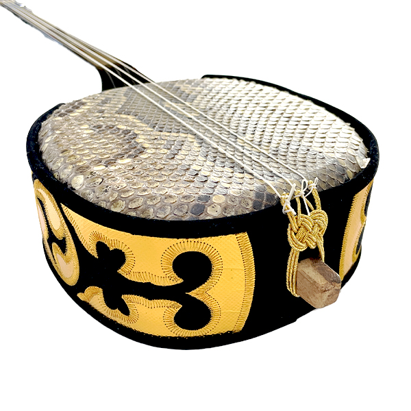 三線 三味線 沖縄 本皮強化二重張り 10点セット 本体 ソフトケース 天  