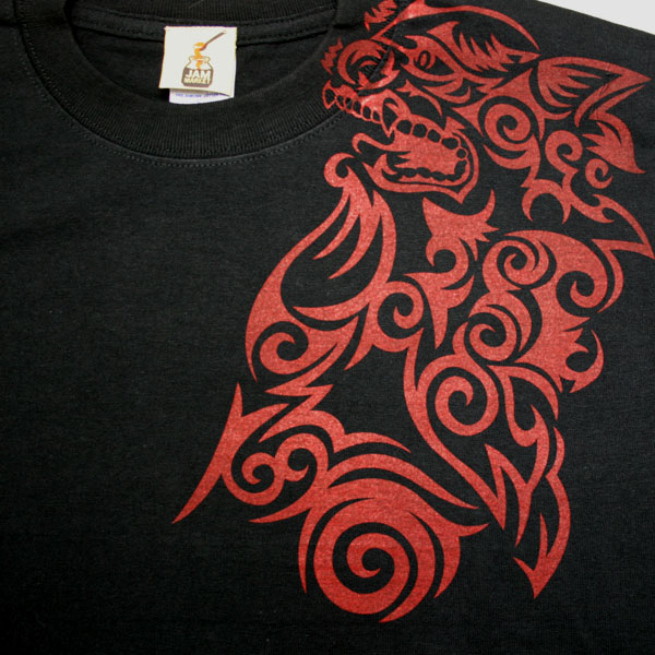 お揃いペアルックTシャツ メンズ レディース 沖縄 お土産 半袖 綿100% コットン JAM MARKET 阿吽-あうん- Tシャツ