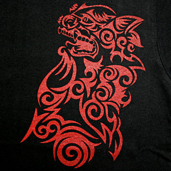 お揃いペアルックTシャツ メンズ レディース 沖縄 お土産 半袖 綿100% コットン JAM MARKET 阿吽-あうん- Tシャツ