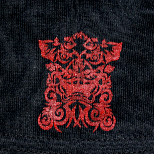 お揃いペアルックTシャツ メンズ レディース 沖縄 お土産 半袖 綿100% コットン JAM MARKET 阿吽-あうん- Tシャツ