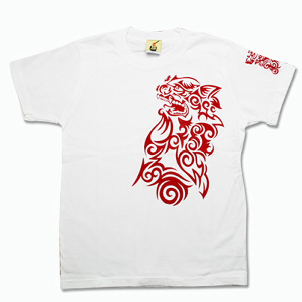 お揃いペアルックTシャツ メンズ レディース 沖縄 お土産 半袖 綿100% コットン JAM MARKET 阿吽-あうん- Tシャツ