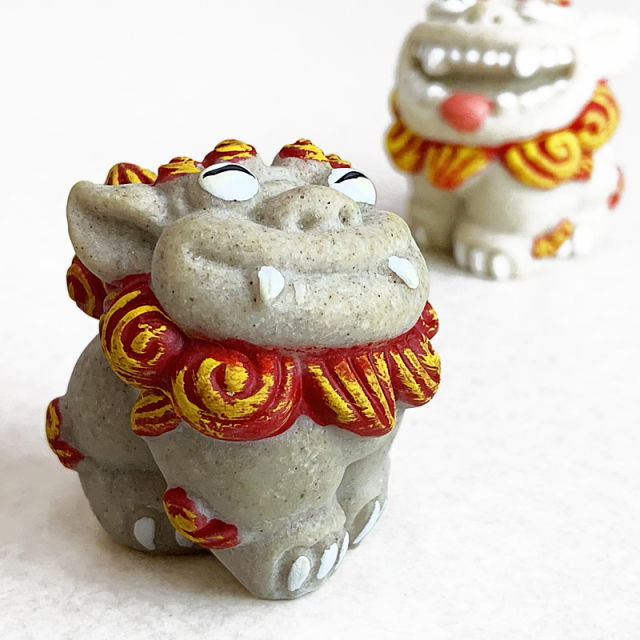 沖縄 お土産 ギフト シーサー 守り神 夢福シーサー 小