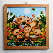 沖縄くば笠屋 ちび絵シリーズ！