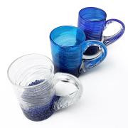 琉球ガラス グラス コップ 誕生日 プレゼント 沖縄 お土産 ビールグラス ビアグラス ジョッキ ビアジョッキ コバルトビアジョッキ