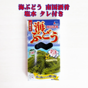 海ぶどう 沖縄 お土産 お取り寄せ グルメ 沖縄県産海ぶどう使用 海ぶどう 南国酒肴 塩水 タレ付き 水で戻すと100g